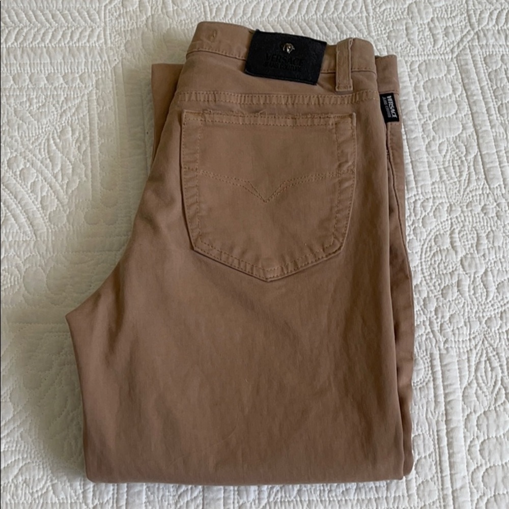 Versace Couture Jeans Tan Slight Stretch